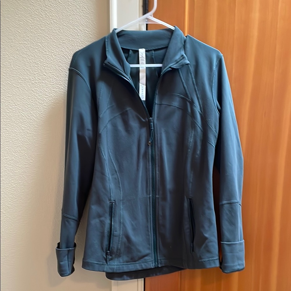 Lululemon define jacket teal size 12 EUC